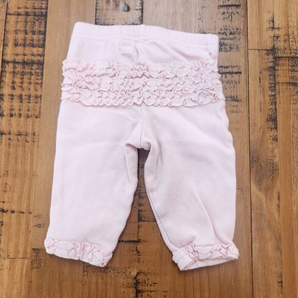 BUNDLE (5) Baby Girl Pants Footies Pink Purple Clothing Bundle NB 0-3 Months - Picture 10 of 13